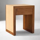Baldwin Raffia Storage Side Table (18")