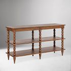 Maujer Spindled Wood Wide Bookcase (60")