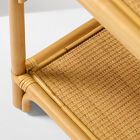 Curved Rattan Small Shelf (42")