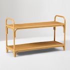 Curved Rattan Small Shelf (42")