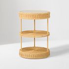 Adria Rattan Side Table (16")