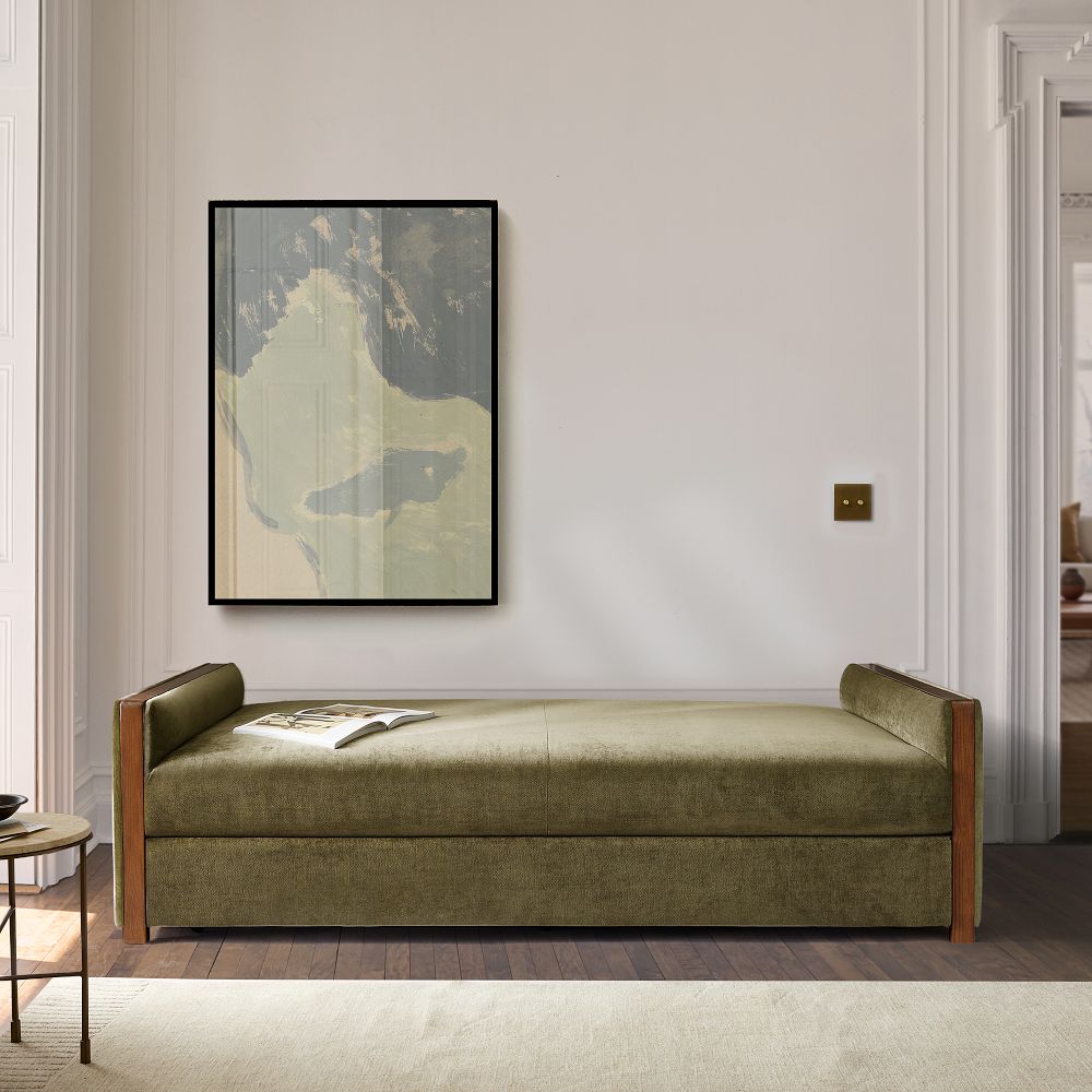 Schaefer Wood Trim Trundle Daybed by West Elm