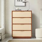 Douglas Solid Wood Tatami 4-Drawer Dresser (36")