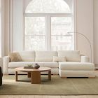 Nassau High Back 2-Piece Chaise Sectional (127")