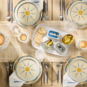 Sardine Melamine Outdoor Dinnerware Set | West Elm