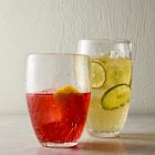 Crackled Glassware Sets