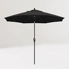 9' Round Outdoor Patio Umbrella - Rustproof Aluminum Tilt Frame