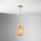 Alya Rattan Pendant (5")