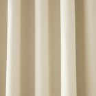 Custom Size European Flax Linen Blackout Curtain - Alabaster