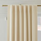 Custom Size European Flax Linen Blackout Curtain - Alabaster