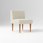 Open Box: Mid Century Banquette, Regular Single (24.5") - Sand Twill, Walnut