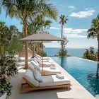 Contract Grade 7.5' Round Outdoor Patio Umbrella - Rustproof Aluminum Frame