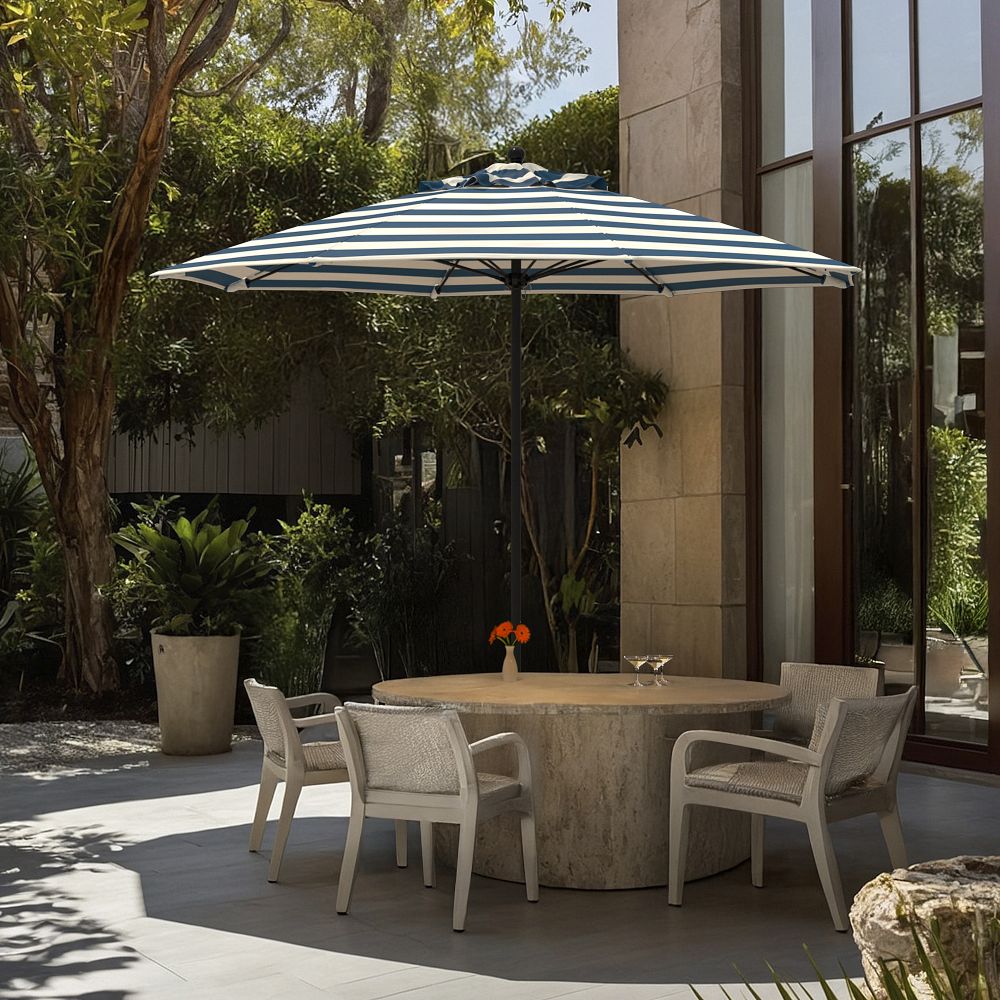 Contract Grade 9' Round Outdoor Patio Umbrella - Rustproof Aluminum Frame by West Elm