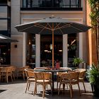 Contract Grade 9' Round Outdoor Patio Umbrella - Rustproof Aluminum Frame