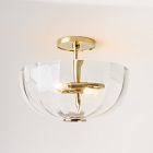 Hari Glass Flush Mount (14")