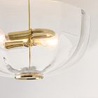 Hari Glass Flush Mount (14")