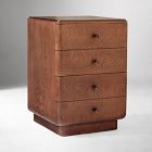 Open Box: Pierce & Ward Burl Wood Nightstand (18") - Claro