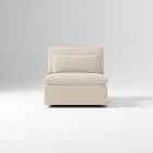 Open Box: Harmony Modular Armless Single - Performance Distressed Velvet Sand