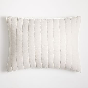 European Flax Linen Cotton Pick Stitch Shams
