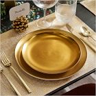 Pure Metallic Stoneware Salad Plate Sets