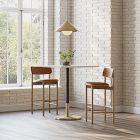 Orbit Restaurant Square Bar Table - Quartz