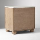 Clementine Marble Nightstand (22")