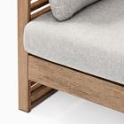 Santa Fe Slatted Outdoor 4-Piece L-Shaped Sectional (125")