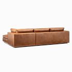 Harmony Modular Leather 3-Piece Ottoman Sectional (122")