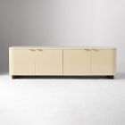 Shea High-Gloss Enameled Lacquer Media Console (72")