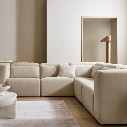 Leo Motion Reclining 5-Piece L-Shaped Sectional (119") by West Elm