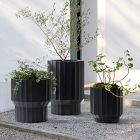 Parker Pedestal Ficonstone Indoor/Outdoor Planters