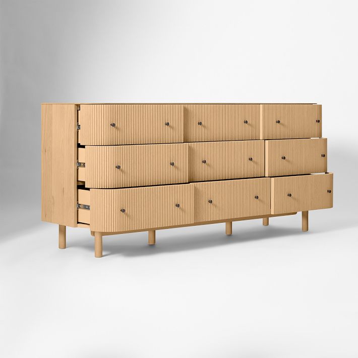 chinese dress ladies Modern 6 Drawer Dresser, Dressers For Bedroom, Tall Chest Of Drawers C main image 1