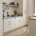 Reeded Drawer Hardware - Matte Black