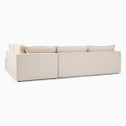 Melbourne 2-Piece Bumper Chaise Sectional (116"&ndash;131")