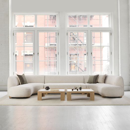 Laurent 3-Piece U-Shaped Sectional (168.5") by West Elm