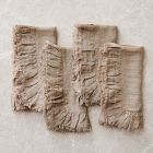 Abigail Ruffle Linen Napkin Sets