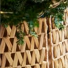 Open Weave Zig Zag Tree Collar - Natural