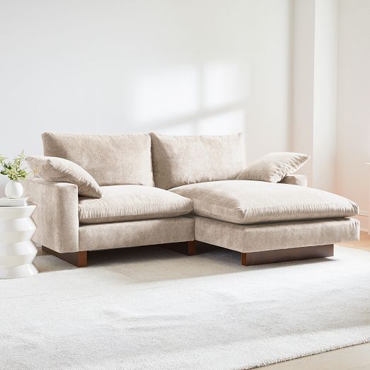 Harmony Small 2-Piece Chaise Sectional (82") by West Elm