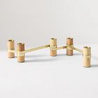 Wood &amp; Metal Centerpiece Candle Holder