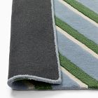 Overscale Diagonal Stripe Rug