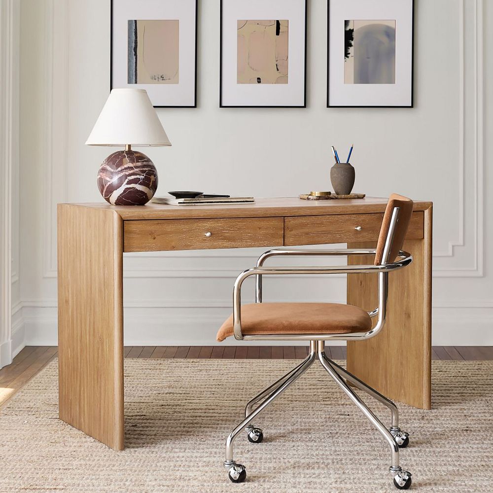 Miles Waterfall Desk (48") by West Elm