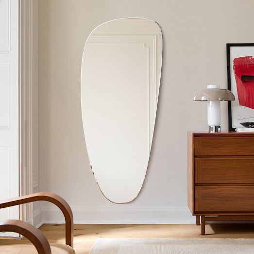 Fenny Frameless Full Length Wall Mirror by West Elm