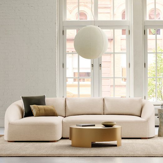 Aviana 2-Piece Chaise Sectional (114") by West Elm
