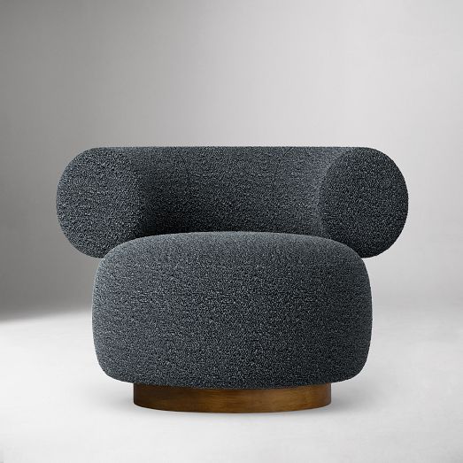 Dillon Rounded Swivel Chair by West Elm