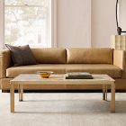 Portia Panther Marble Coffee Table (48")