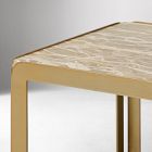 Portia Panther Marble Coffee Table (48")
