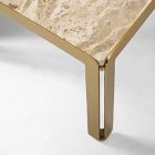 Portia Panther Marble Coffee Table (48")