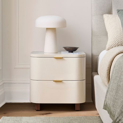 Shea High-Gloss Lacquer Nightstand 20