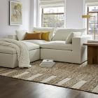 Side Stripe Jute Rug