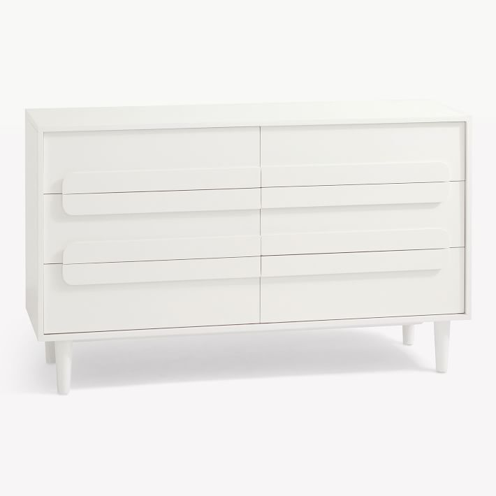 Gemini 6-Drawer Wide Dresser, Oak, Blonde, West Elm Gemini 6-Drawer Wide Dresser, Oak, Blonde, West Elm
